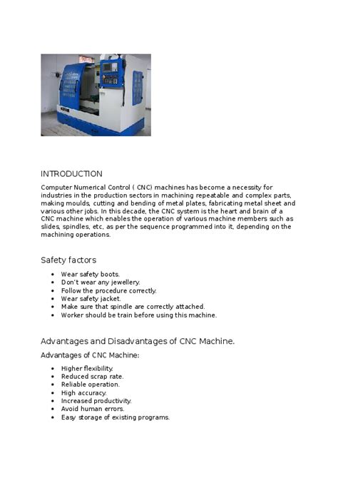 cnc machine project report pdf|cnc report PDF.